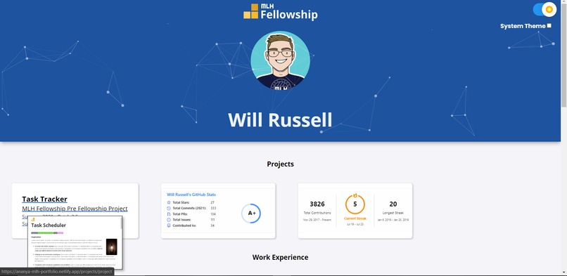 MLH Pod 3.1.1 Portfolio Website – screenshot 1