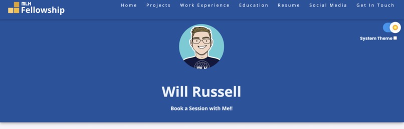 MLH Pre-Fellowship Portfolio – screenshot 3