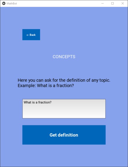 MathBot – screenshot 2