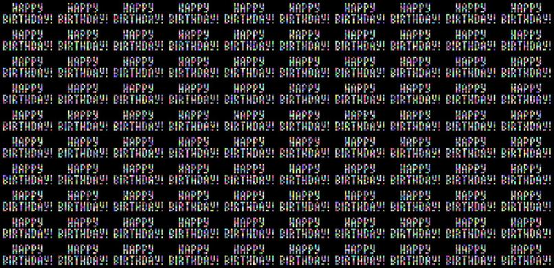 Happy Birthday Generative Art – screenshot 1