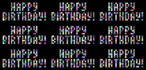 Happy Birthday Generative Art – screenshot 2