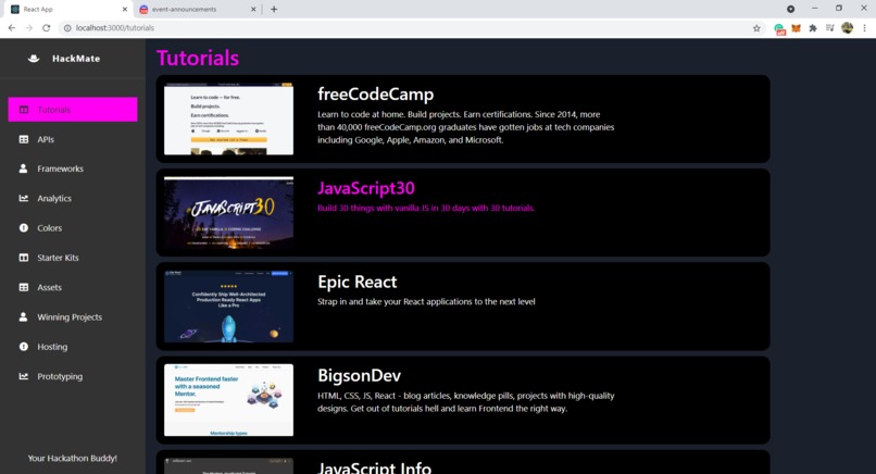 HackMate – screenshot 2