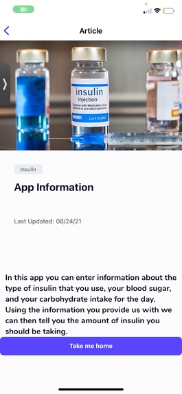 Insulin Information – screenshot 1