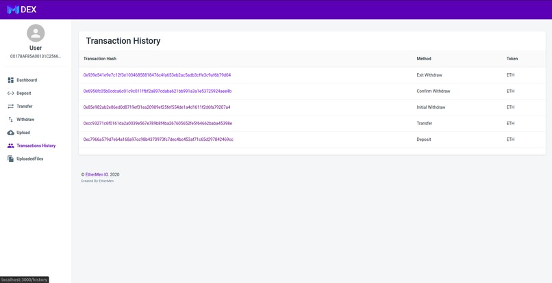 Matic-EXchange – screenshot 2