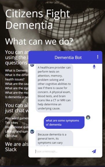 Citizens Fight Dementia – screenshot 4