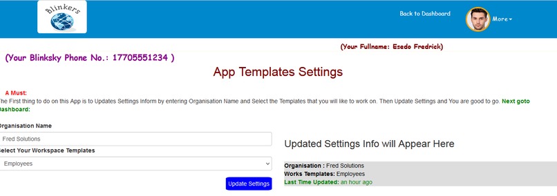 Blinkers CI – screenshot 4