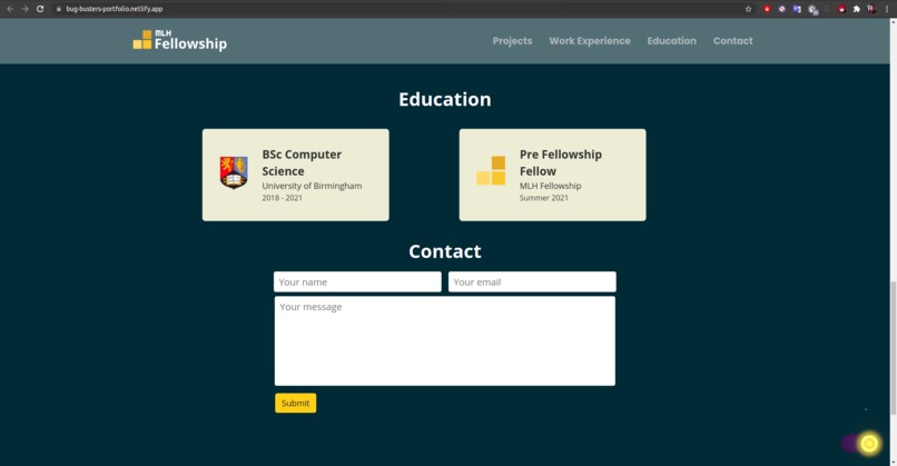 Portfolio Website – screenshot 6