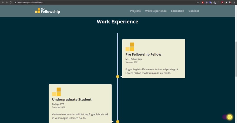 Portfolio Website – screenshot 4