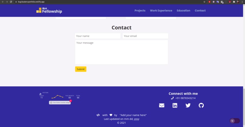 Portfolio Website – screenshot 7