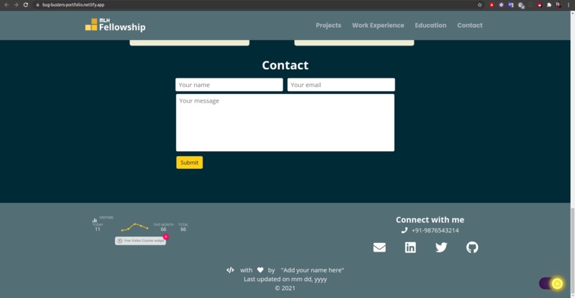 Portfolio Website – screenshot 8