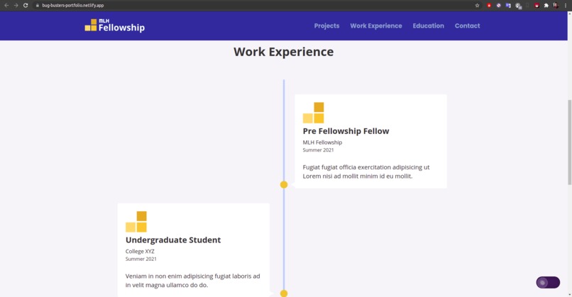 Portfolio Website – screenshot 3