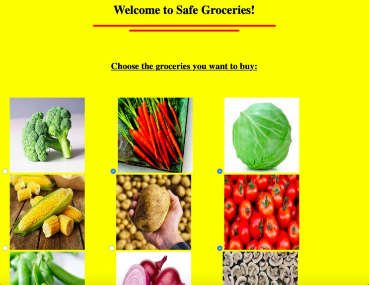 safe groceries – screenshot 1