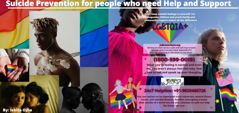 LGBTQ+ Suicide Prevention Web Landing Page  – screenshot 1