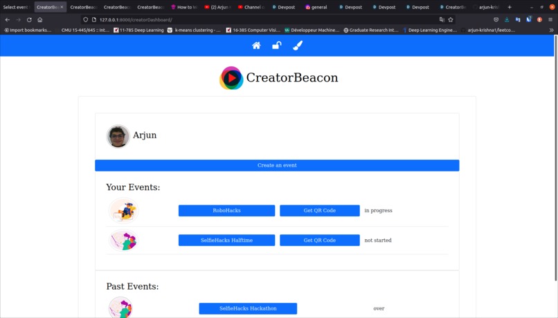 CreatorBeacon – screenshot 1