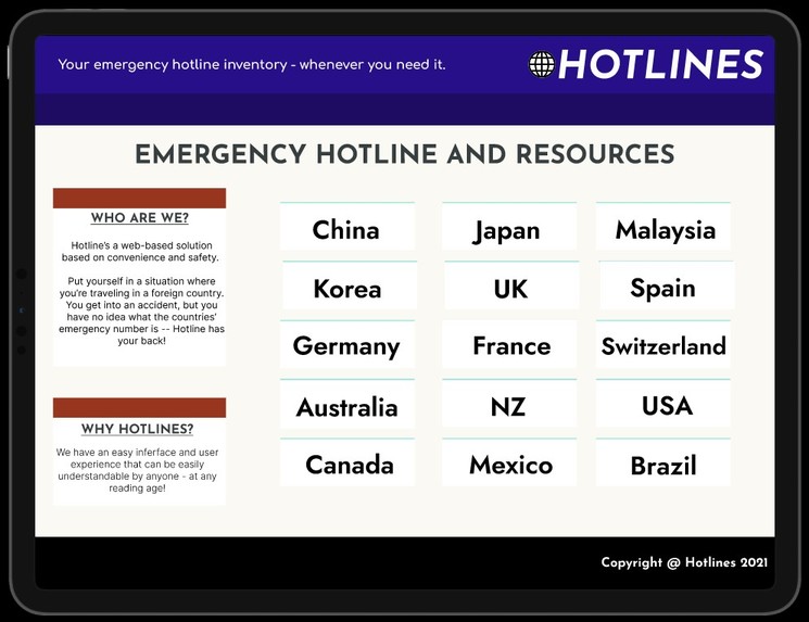 Hotlines – screenshot 1