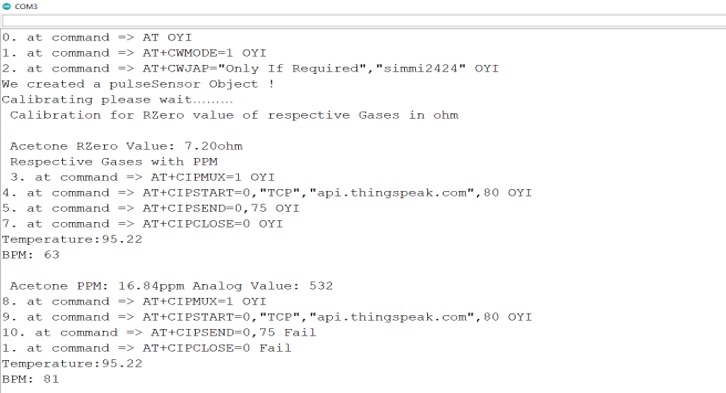 IOT based solution healthcare monitoring system – screenshot 5