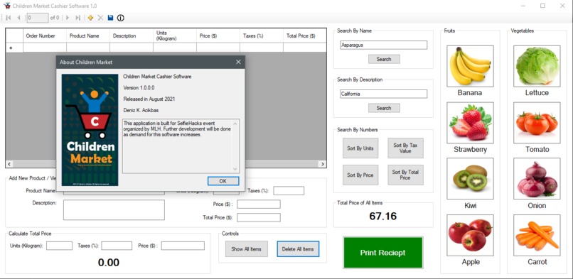 Children Market Cashier Software – screenshot 7
