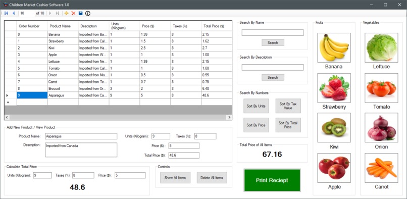 Children Market Cashier Software – screenshot 8