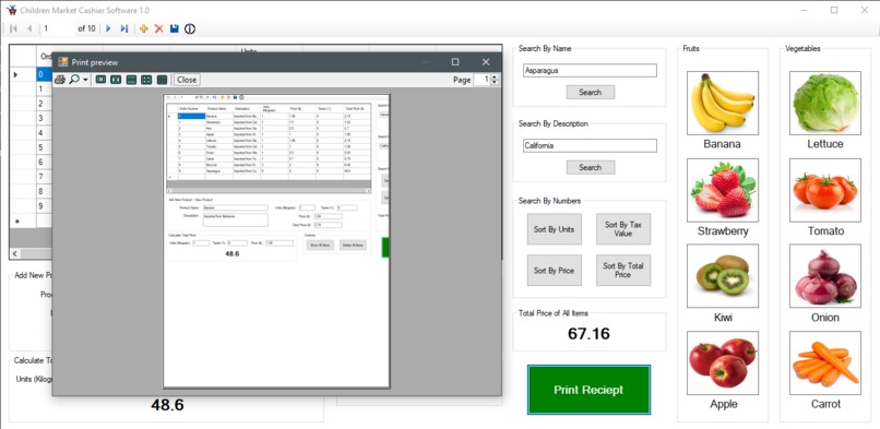 Children Market Cashier Software – screenshot 11