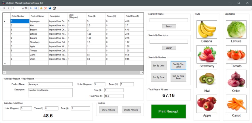 Children Market Cashier Software – screenshot 10