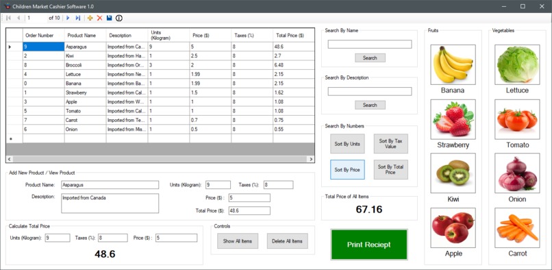 Children Market Cashier Software – screenshot 9