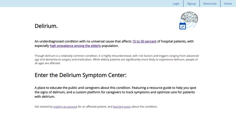 Delirium Symptom Center – screenshot 2