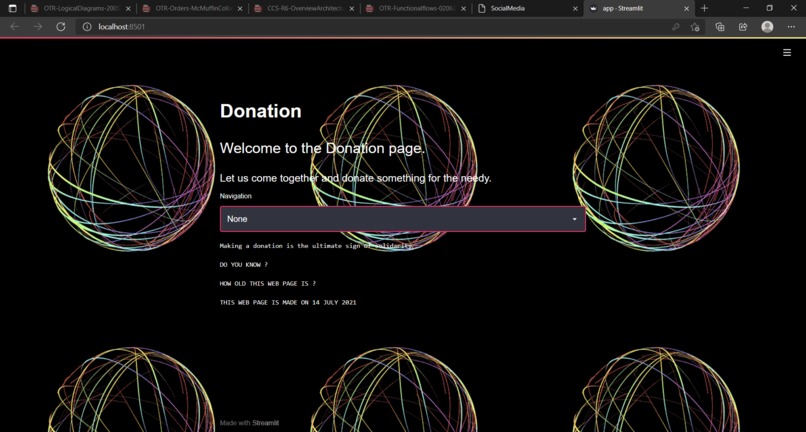 donationApp – screenshot 1