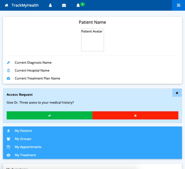 Track My Health – screenshot 2