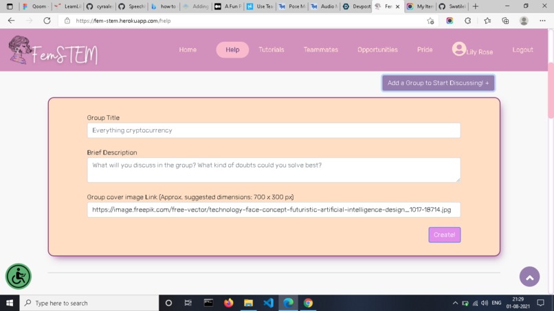 Fem STEM – screenshot 12