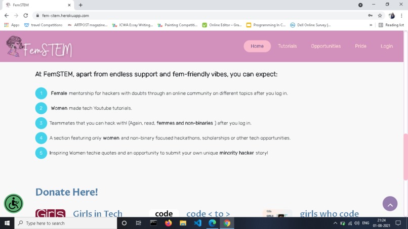 Fem STEM – screenshot 22