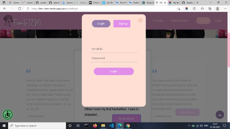 Fem STEM – screenshot 8
