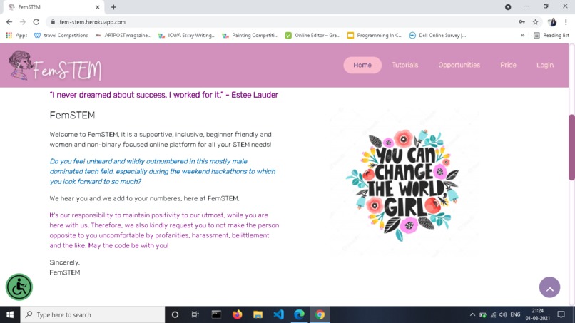 Fem STEM – screenshot 21