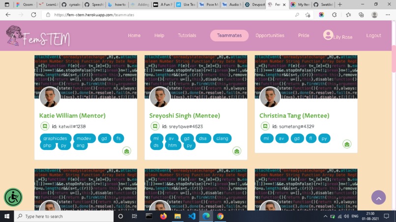 Fem STEM – screenshot 17