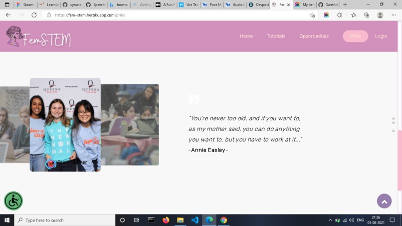 Fem STEM – screenshot 9
