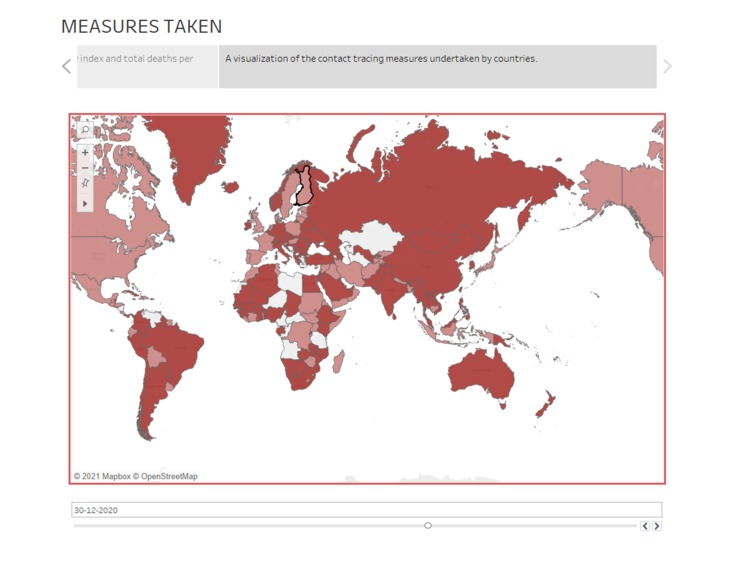 Covid Data Viz – screenshot 1