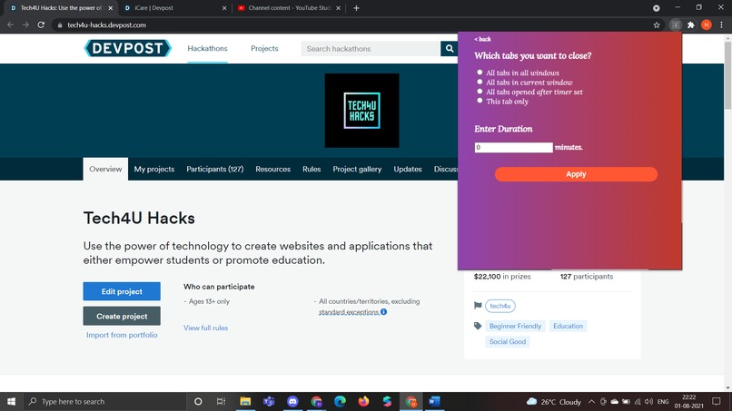 iCare – screenshot 2