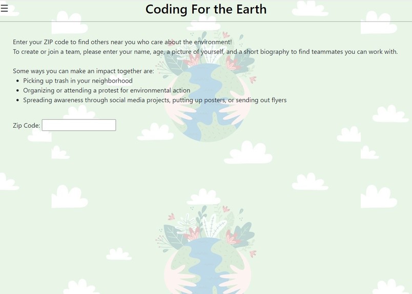 Matthew and Ayaka Team- Coding For the Earth – screenshot 2