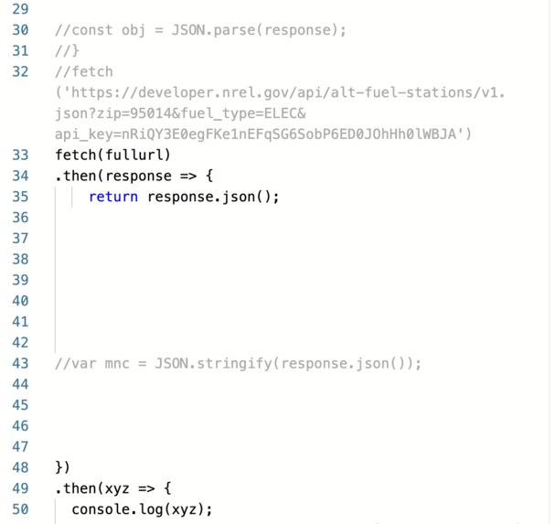 Alternative Fuel Finder: Coder, Team 11 – screenshot 2