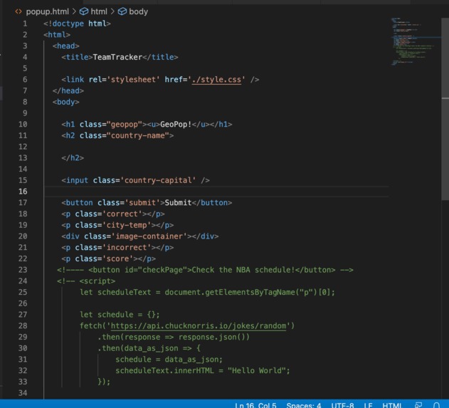Team Binomial (Team 25) - GeoPop! – screenshot 4