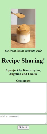 Recipe Sharing – screenshot 2