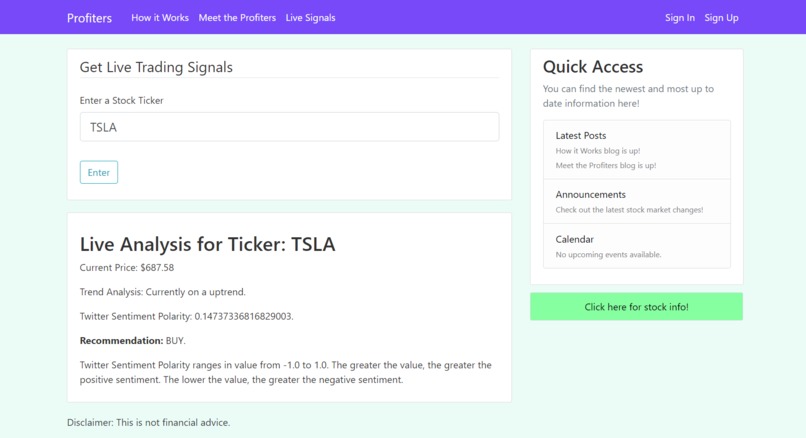 Profiters Trading Bot  – screenshot 2
