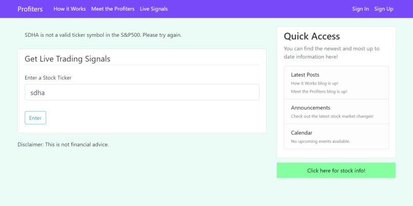 Profiters Trading Bot  – screenshot 3