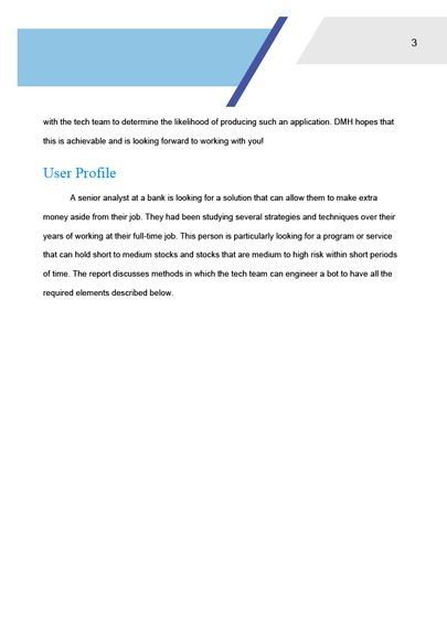 DMH's Trading Strategy Proposal for ProfiTech 2021 (Finance) – screenshot 1