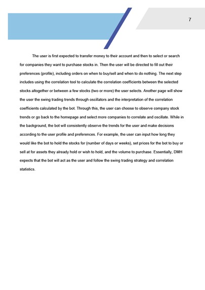 DMH's Trading Strategy Proposal for ProfiTech 2021 (Finance) – screenshot 3