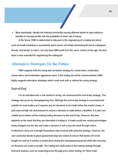 DMH's Trading Strategy Proposal for ProfiTech 2021 (Finance) – screenshot 8