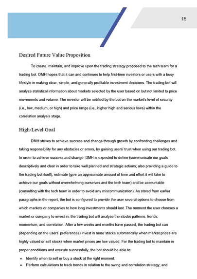 DMH's Trading Strategy Proposal for ProfiTech 2021 (Finance) – screenshot 16