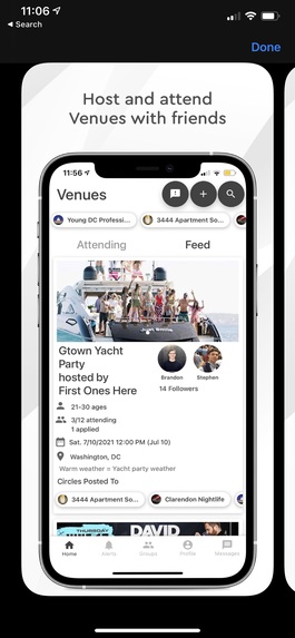 Hangout App – screenshot 3