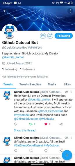 Cool-Octocat-Twitter-Bot – screenshot 3