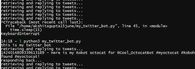 Cool-Octocat-Twitter-Bot – screenshot 2