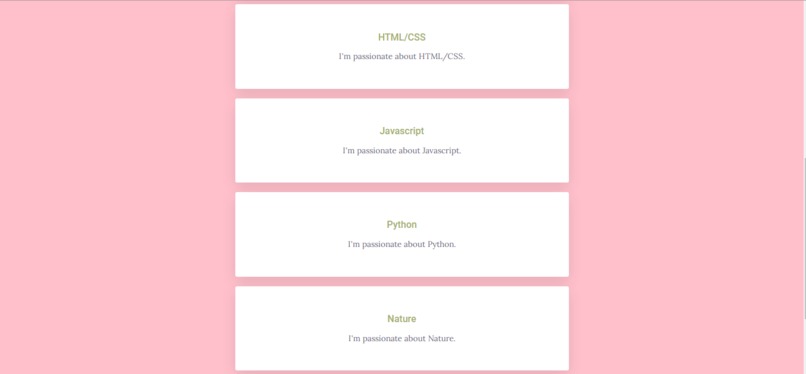 my-profile – screenshot 2